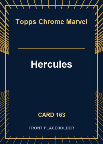 Hercules front card image