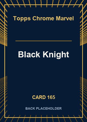Black Knight back card image