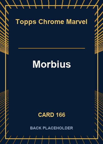Morbius back card image
