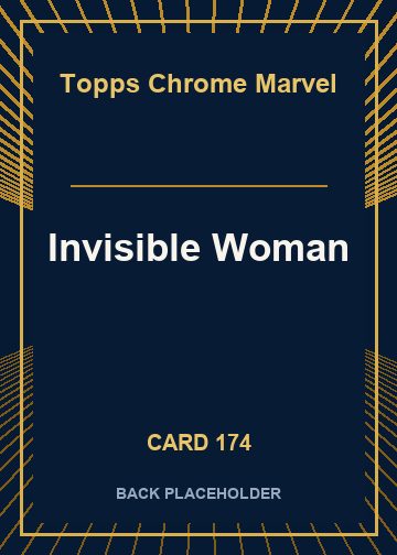 Invisible Woman back card image