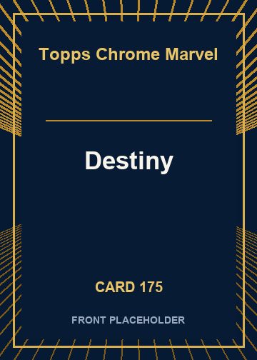 Destiny front card image