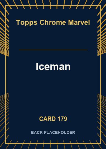 Iceman back card image