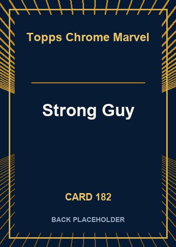 Strong Guy back card image
