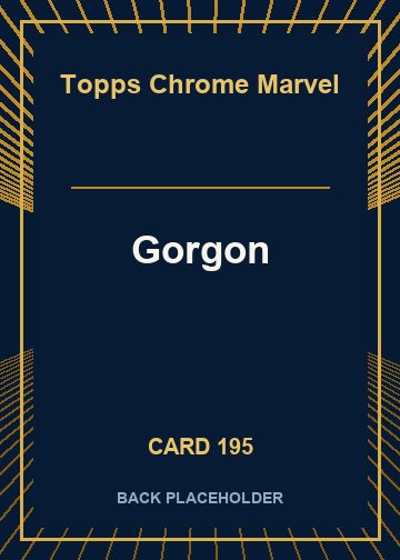 Gorgon back card image