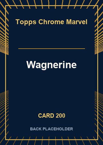 Wagnerine back card image
