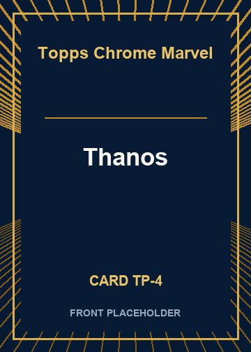 Thanos front card image