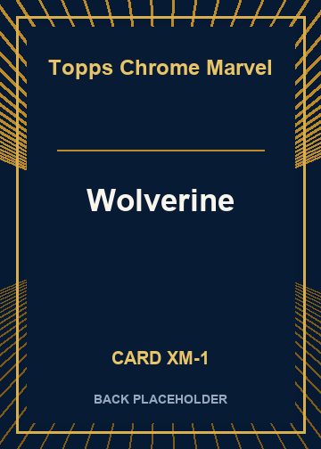 Wolverine back card image