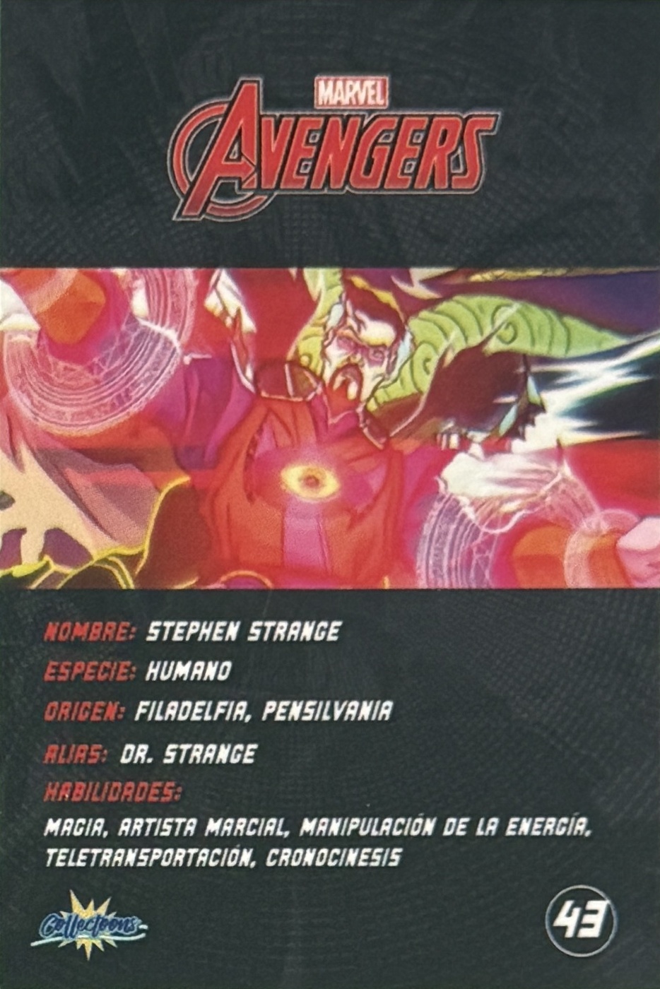 Stephen Strange / Dr. Strange back card image