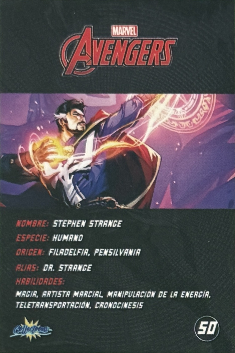 Stephen Strange / Dr. Strange back card image
