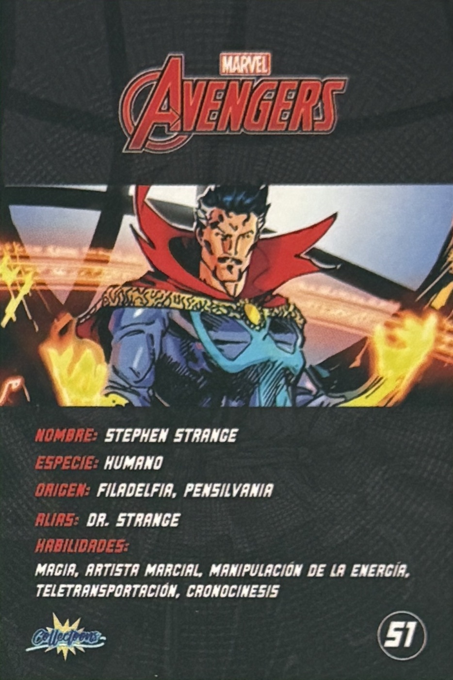 Stephen Strange / Dr. Strange back card image