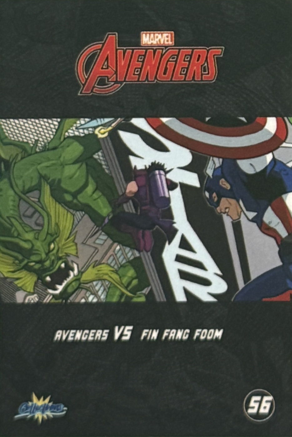 Avengers VS Fin Fang Foom back card image
