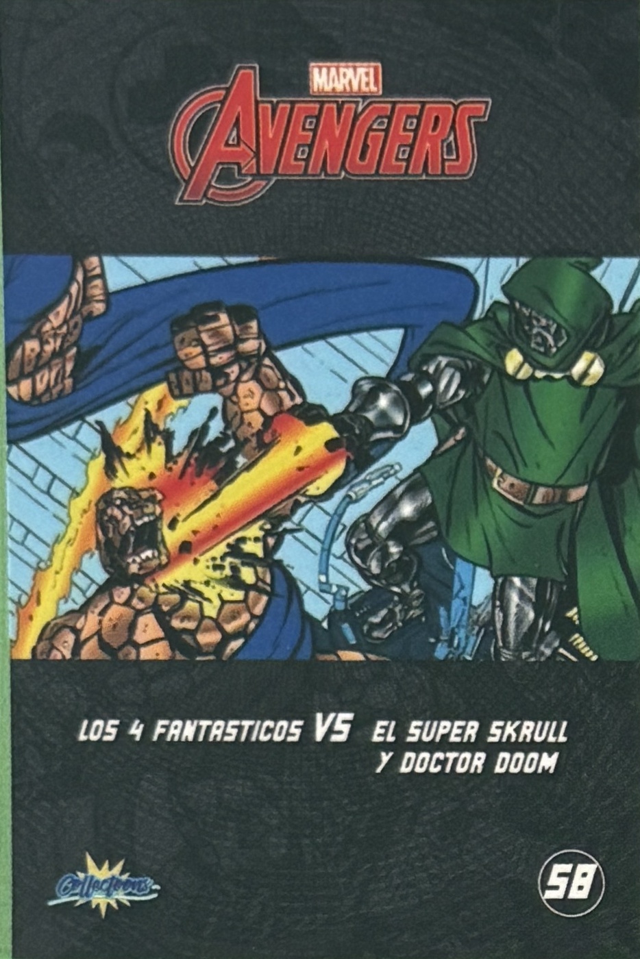 Los 4 Fantasticos VS El Super Skrull y Doctor Doom back card image