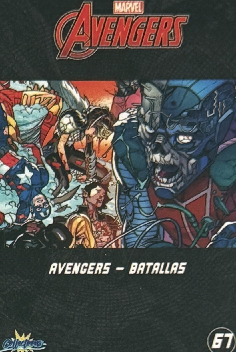 Avengers - Batallas back card image