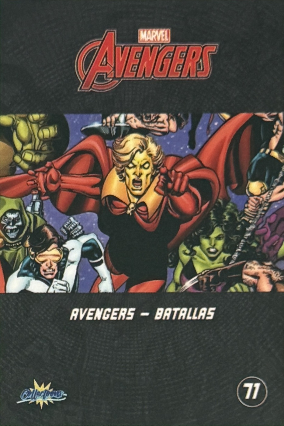 Avengers - Batallas back card image