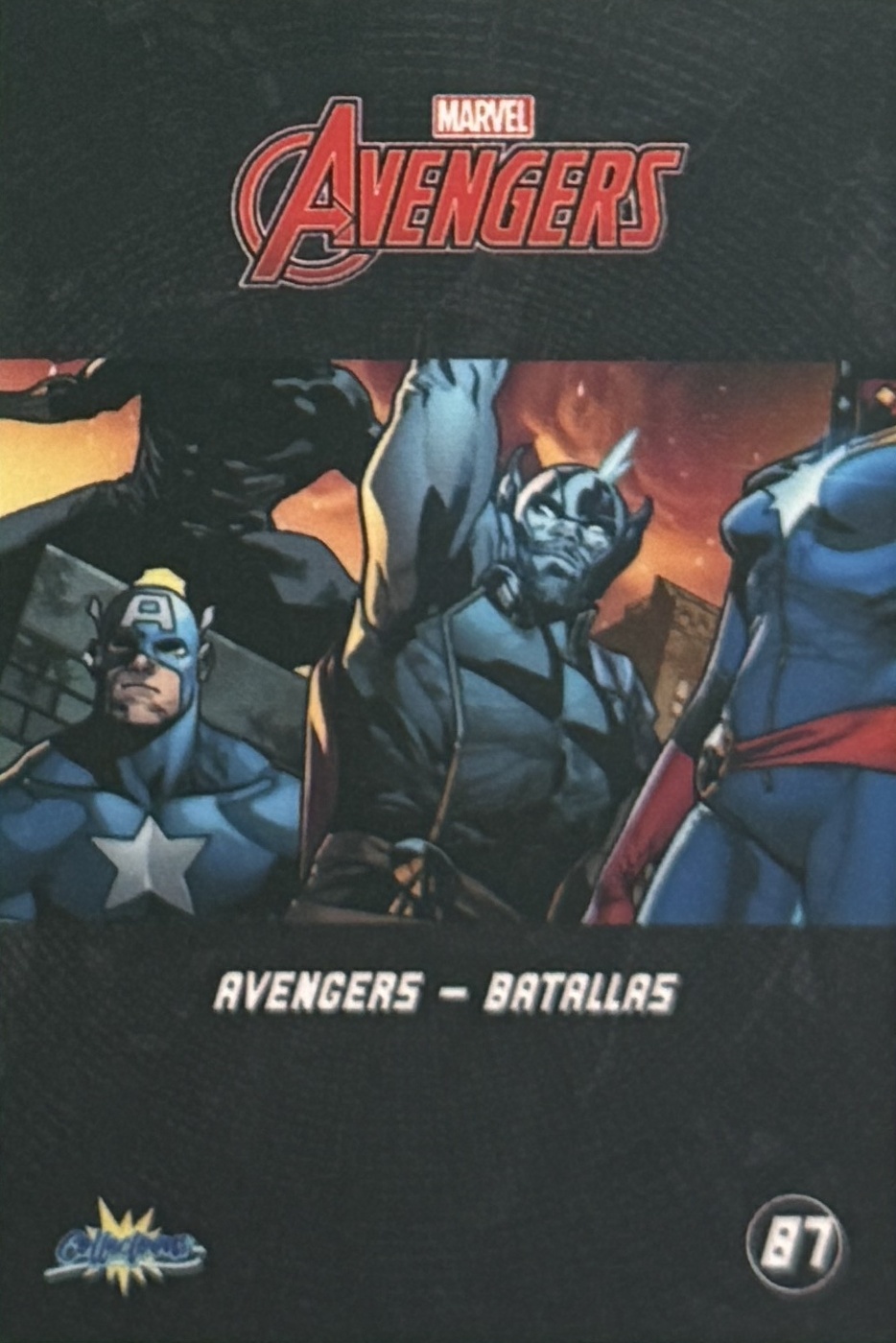 Avengers - Batallas back card image