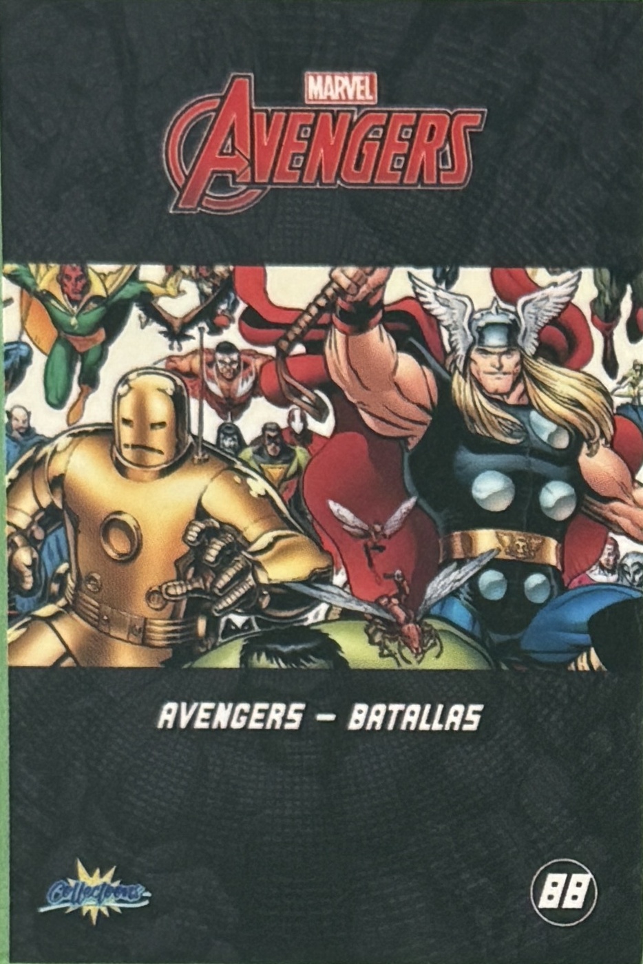 Avengers - Batallas back card image