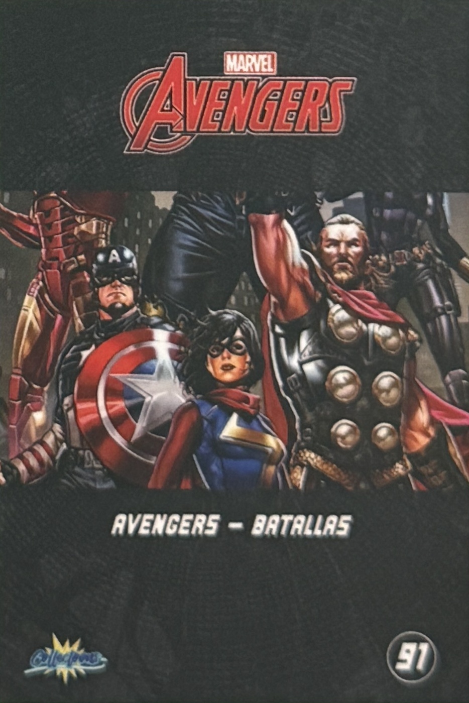 Avengers - Batallas back card image