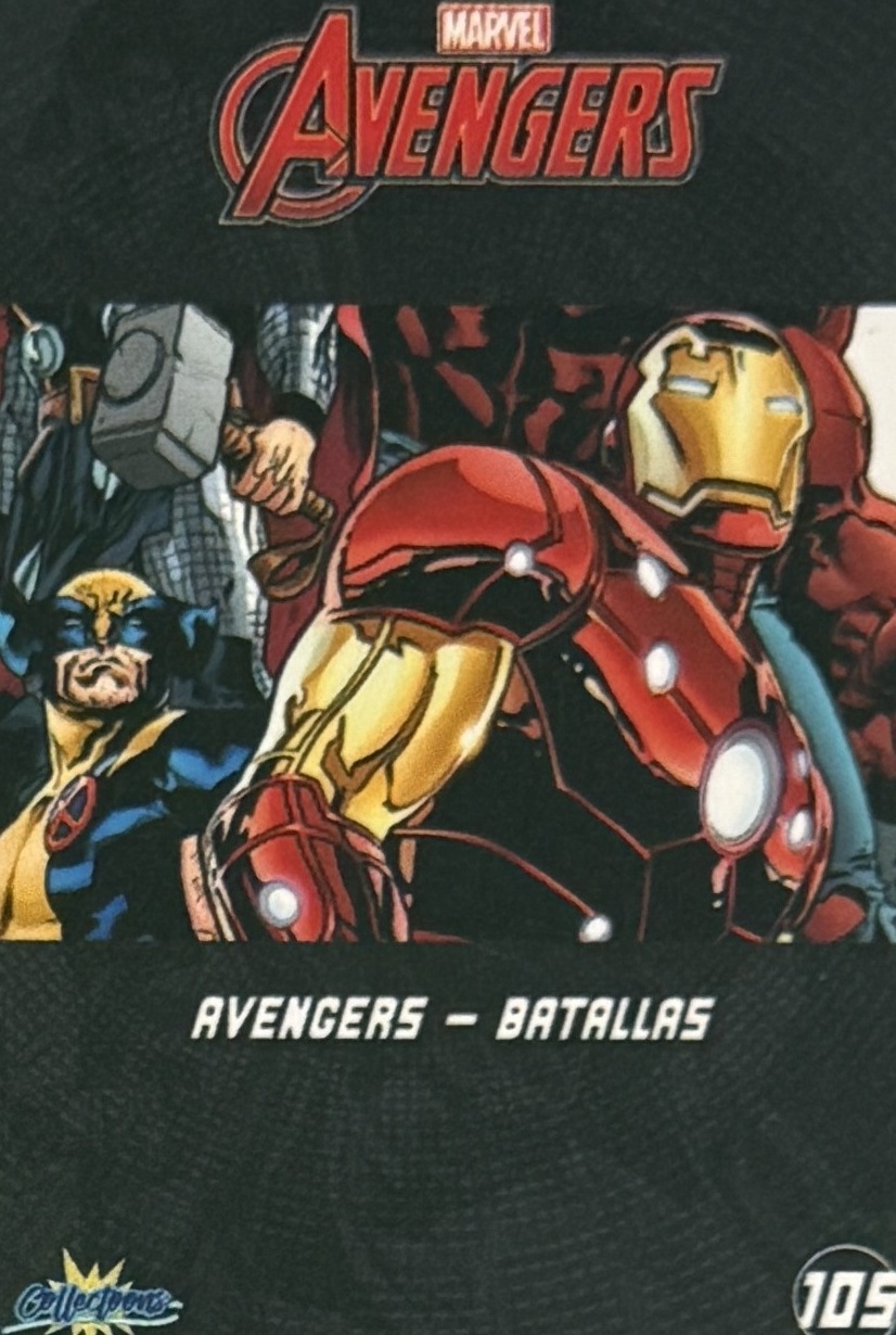 Avengers - Batallas back card image