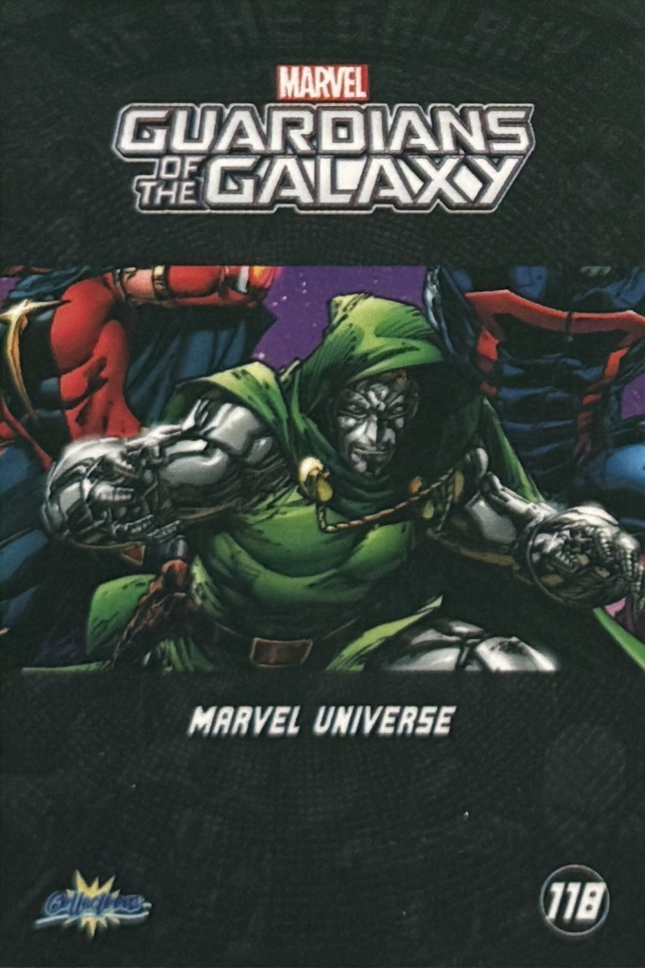 Marvel Universe back card image