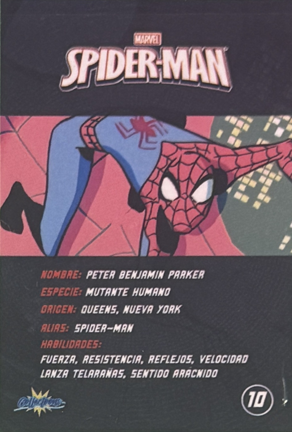 Peter Benjamin Parker / Spider-Man back artwork