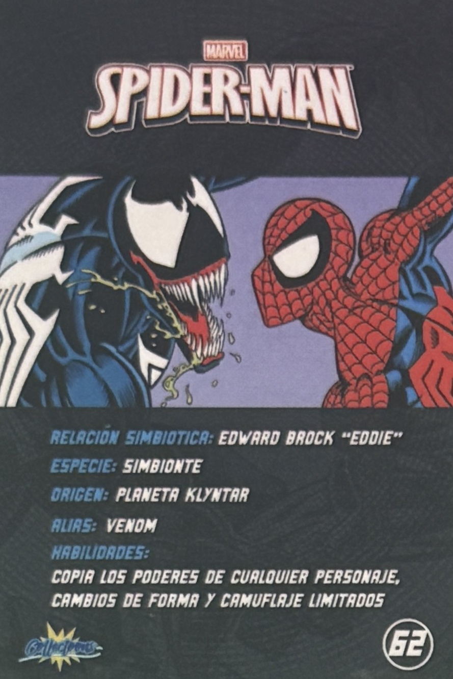 Edward Brock (Eddie) / Venom back card image