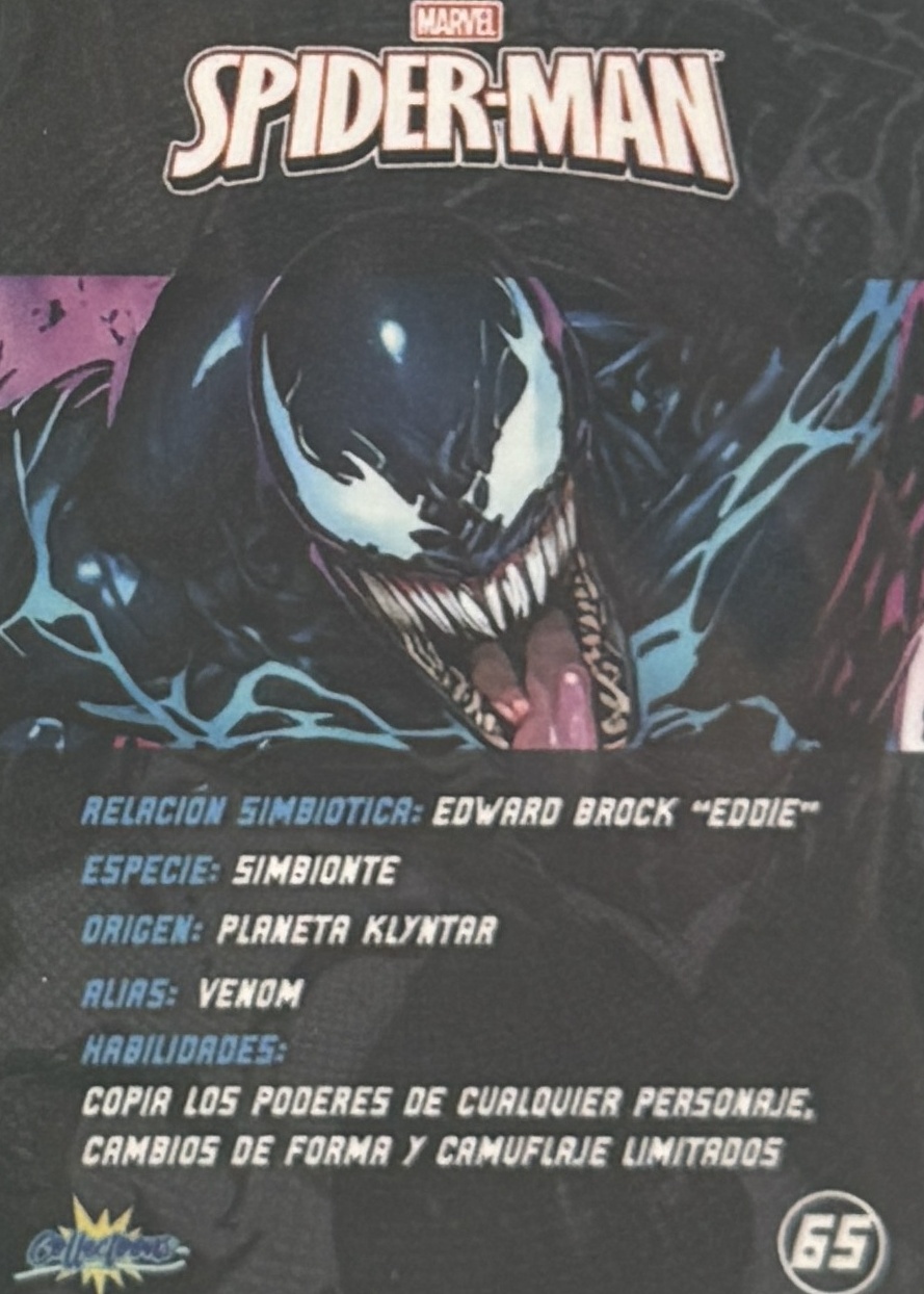Edward Brock (Eddie) / Venom back card image