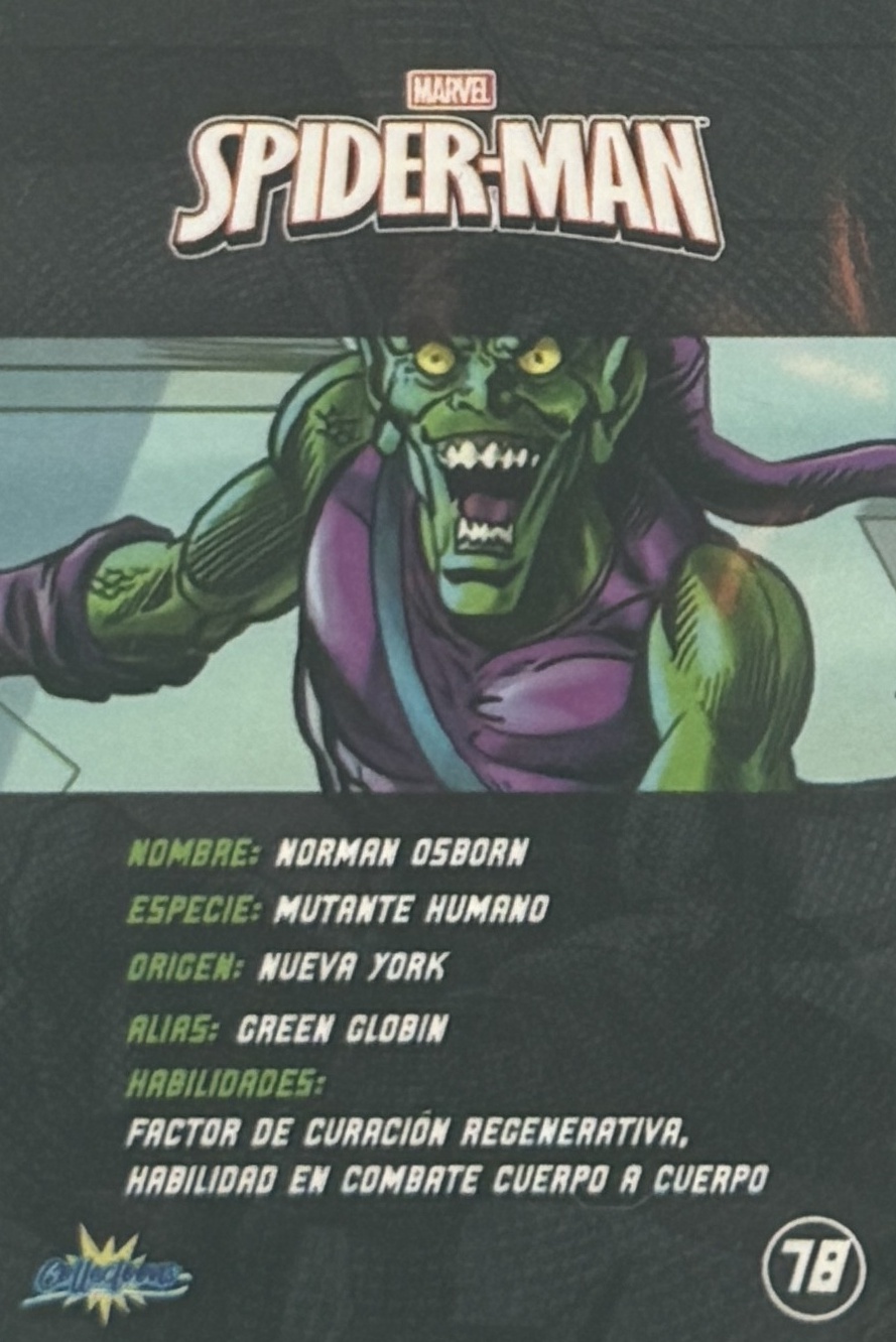 Norman Osborn / Green Goblin back card image