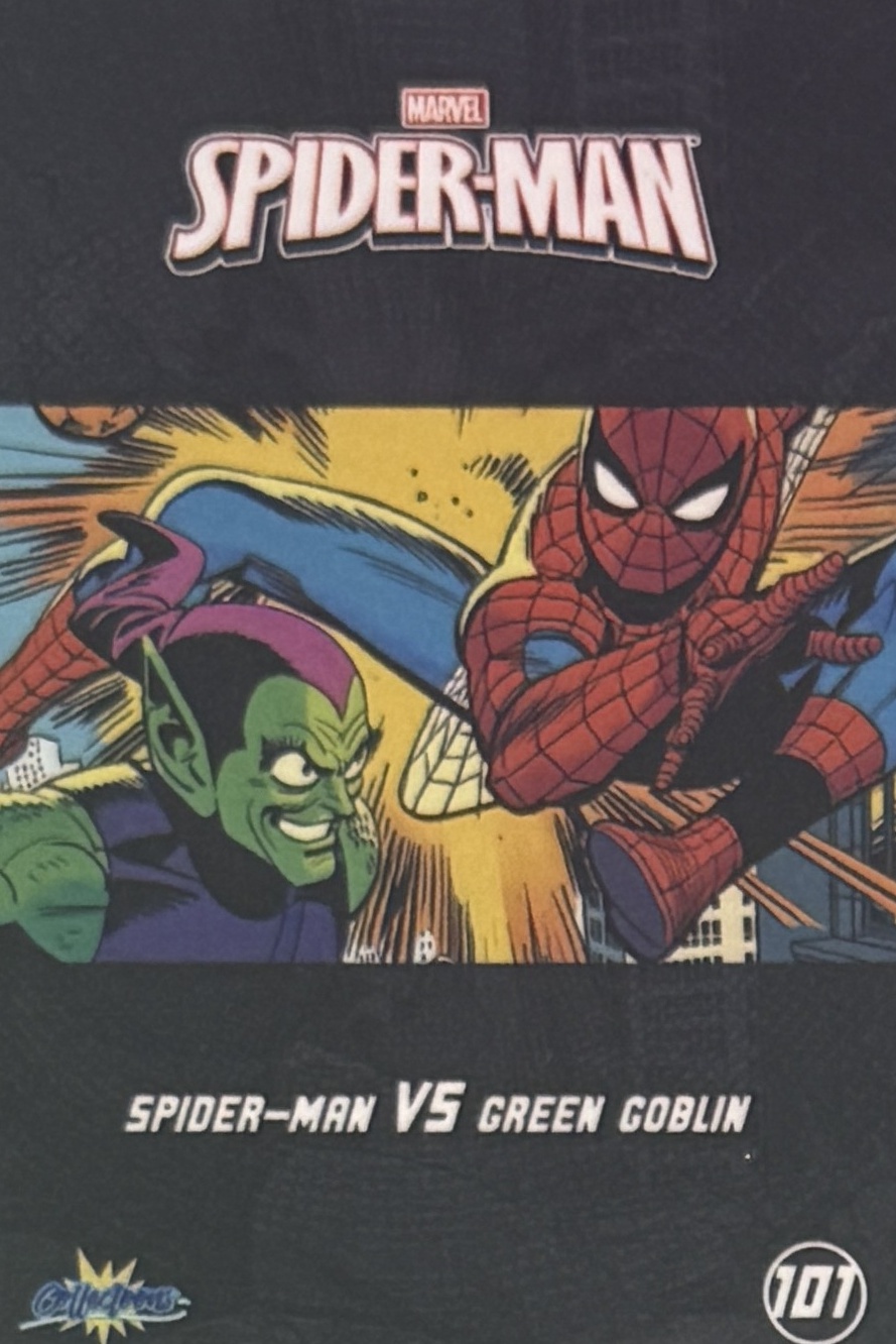 Spider-Man VS Green Goblin back card image