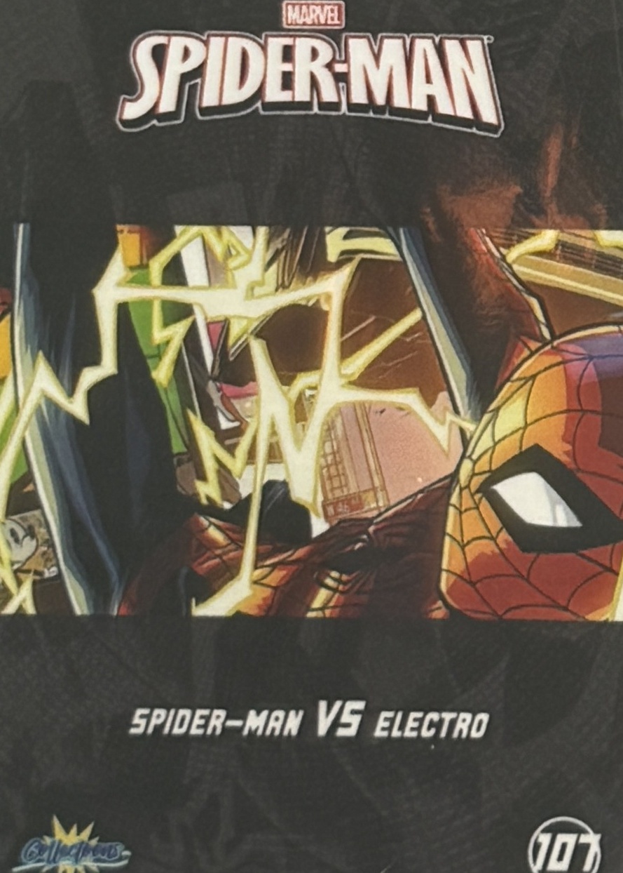 Spider-Man VS Electro back card image