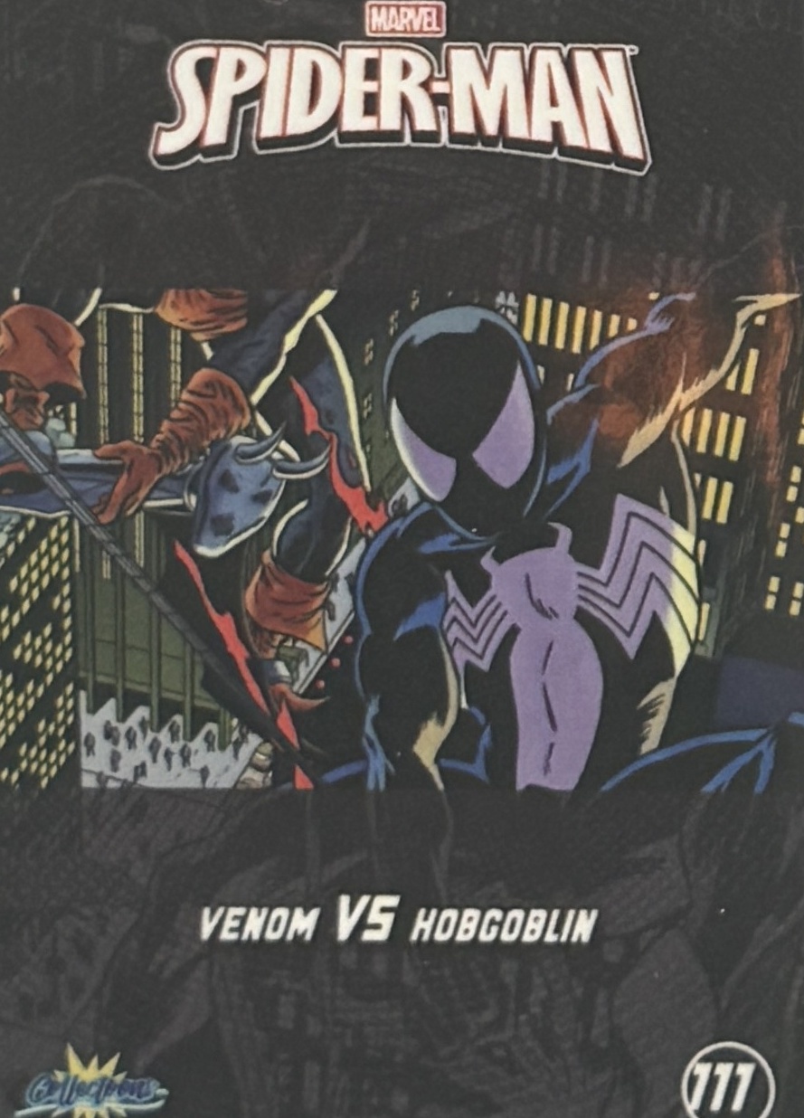 Venom VS Hobgoblin back card image
