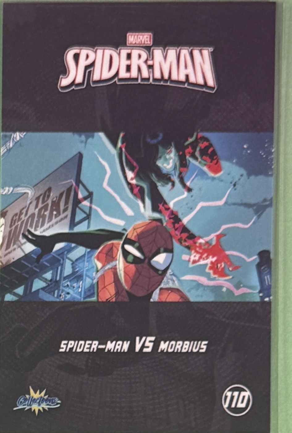 Spider-Man VS Electro back card image
