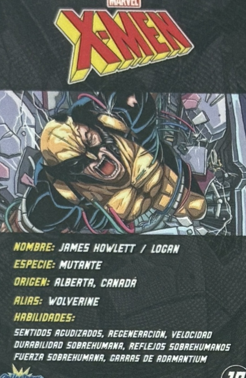 Scott Summers / Cyclops back artwork
