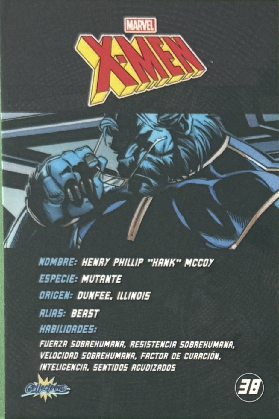 Henry Philip "Hank" McCoy / Beast back card image