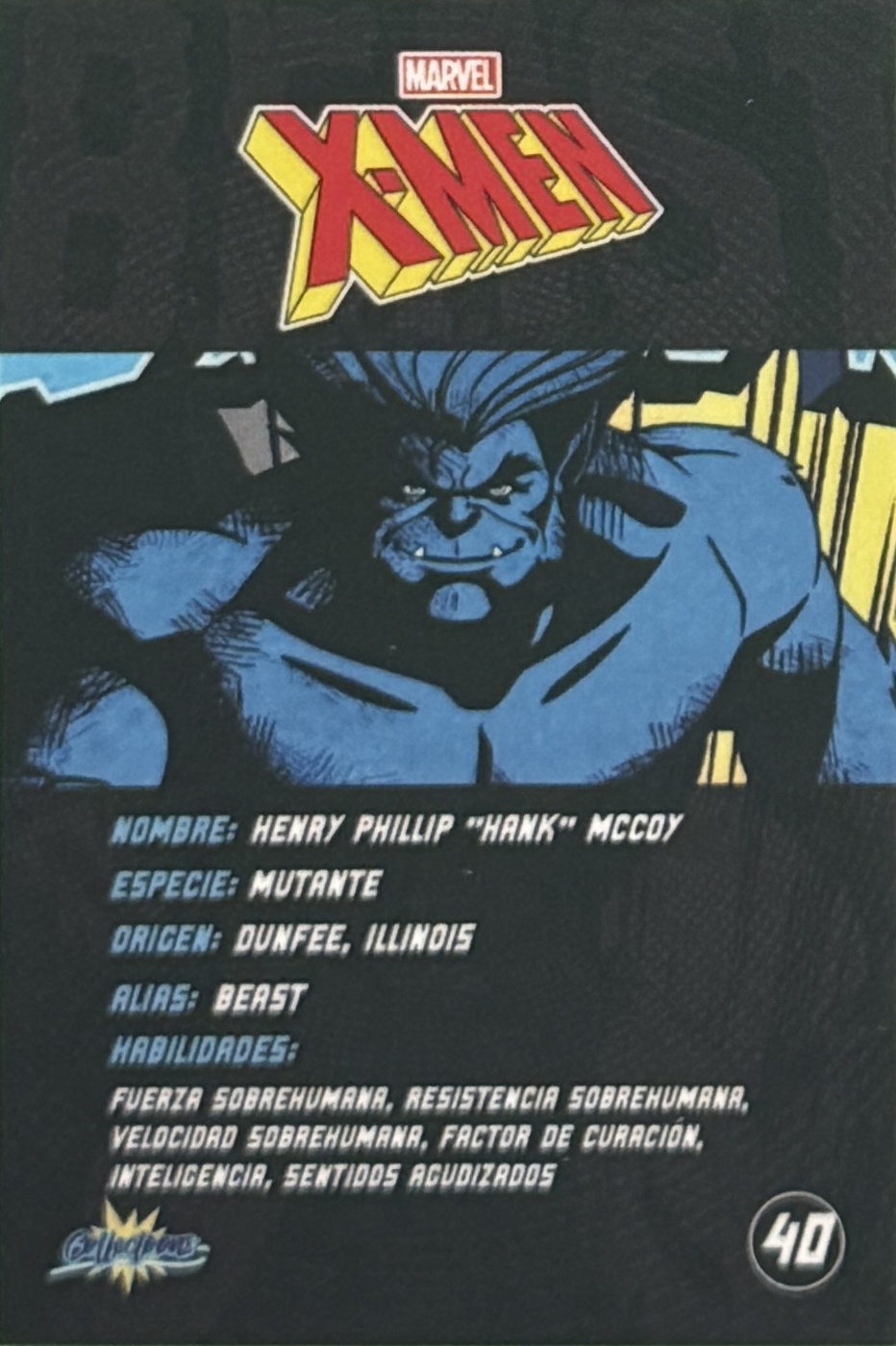 Henry Philip "Hank" McCoy / Beast back card image