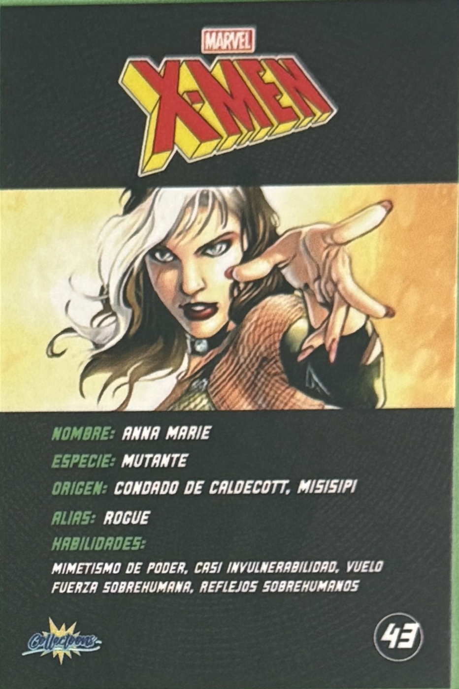 Anna Marie / Rogue back card image