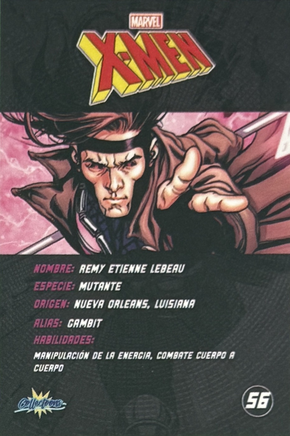 Remy Etienne LeBeau / Gambit back card image