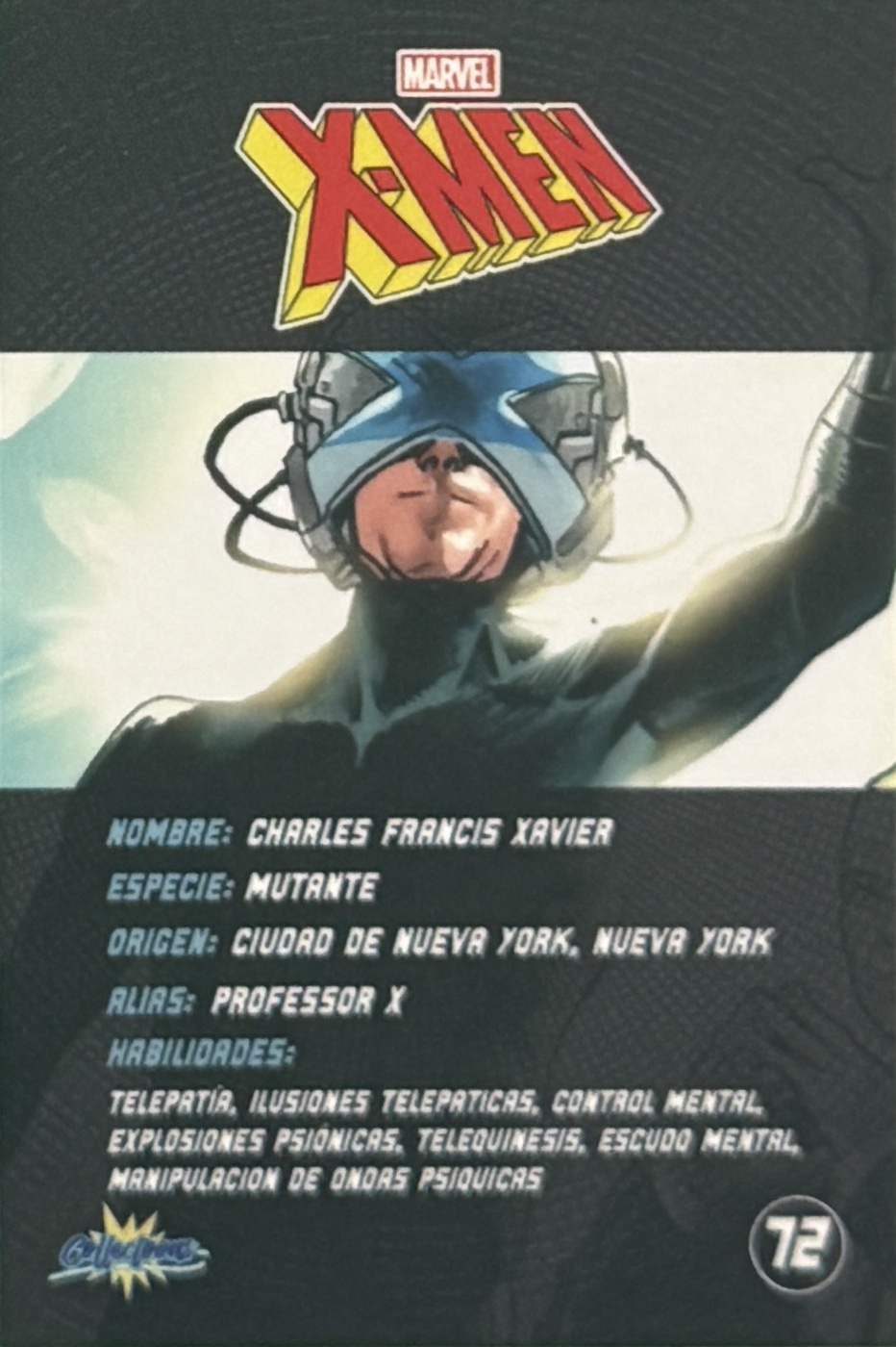 Charles Francis Xavier / Professor X back card image