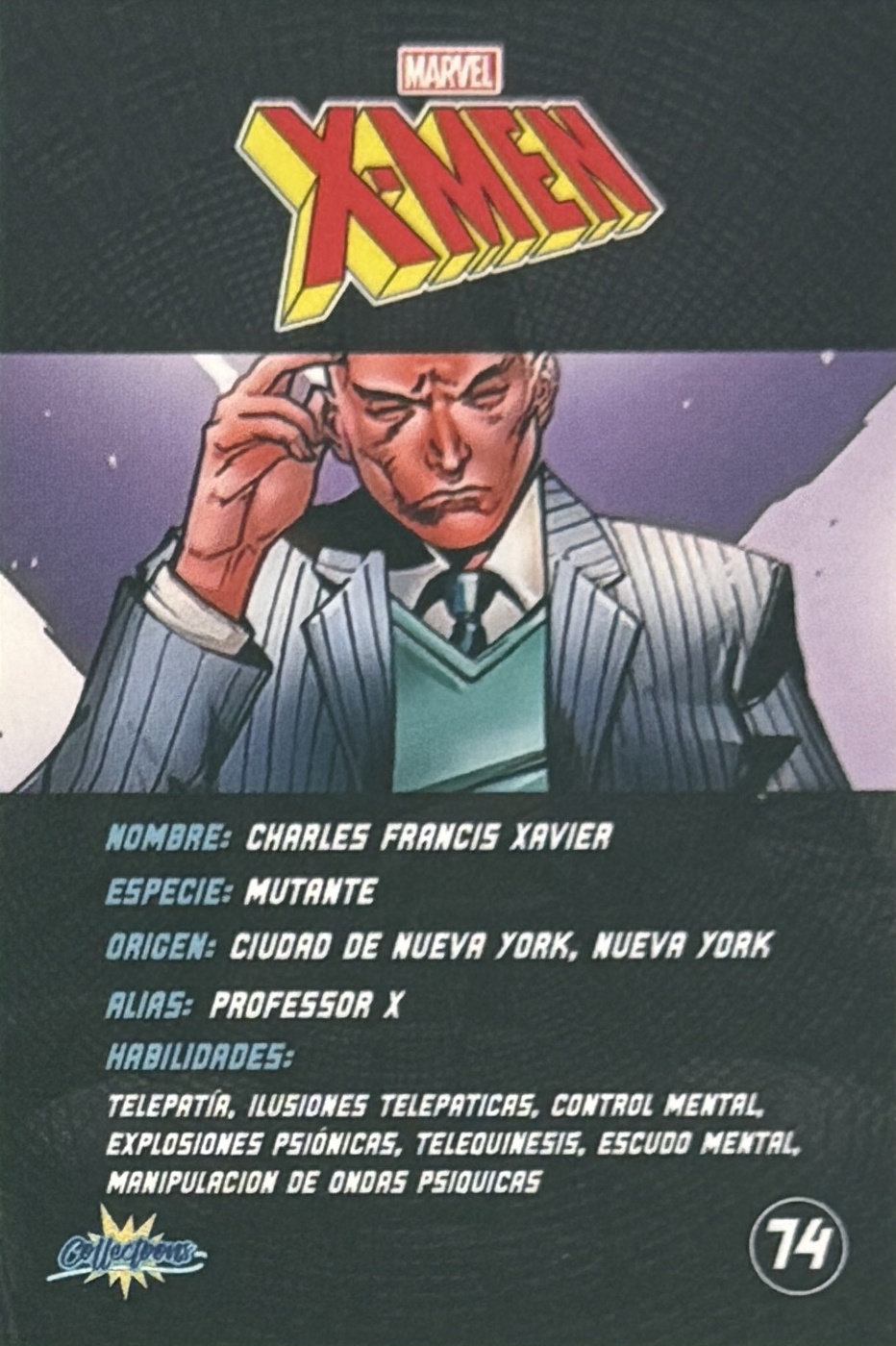 Charles Francis Xavier / Professor X back card image