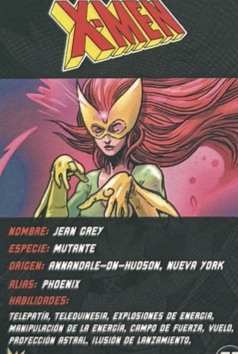 Jean Grey / Phoenix back card image