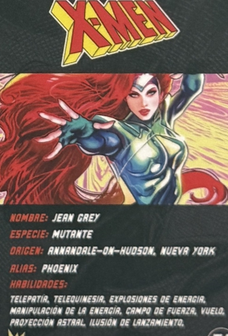 Jean Grey / Phoenix back card image