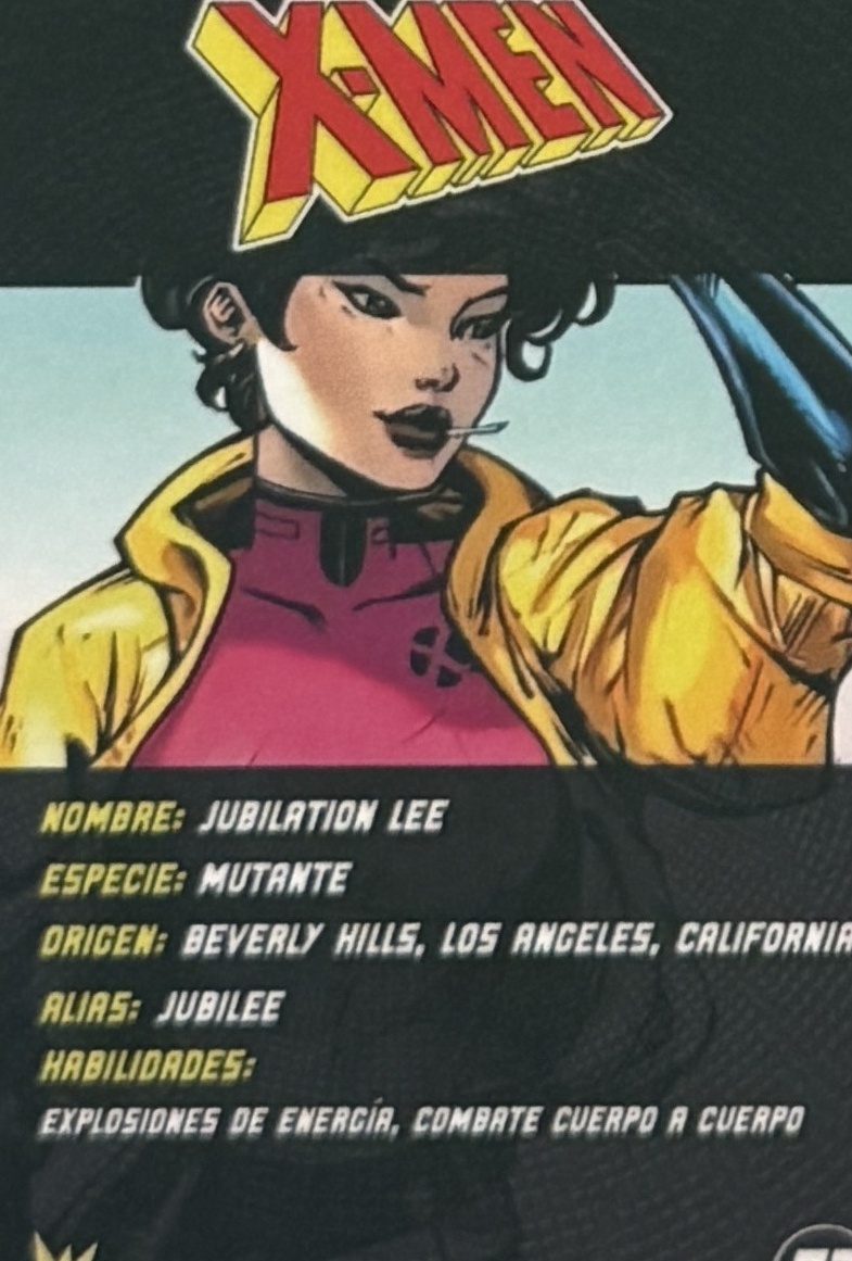 Jubilation Lee / Jubilee back card image