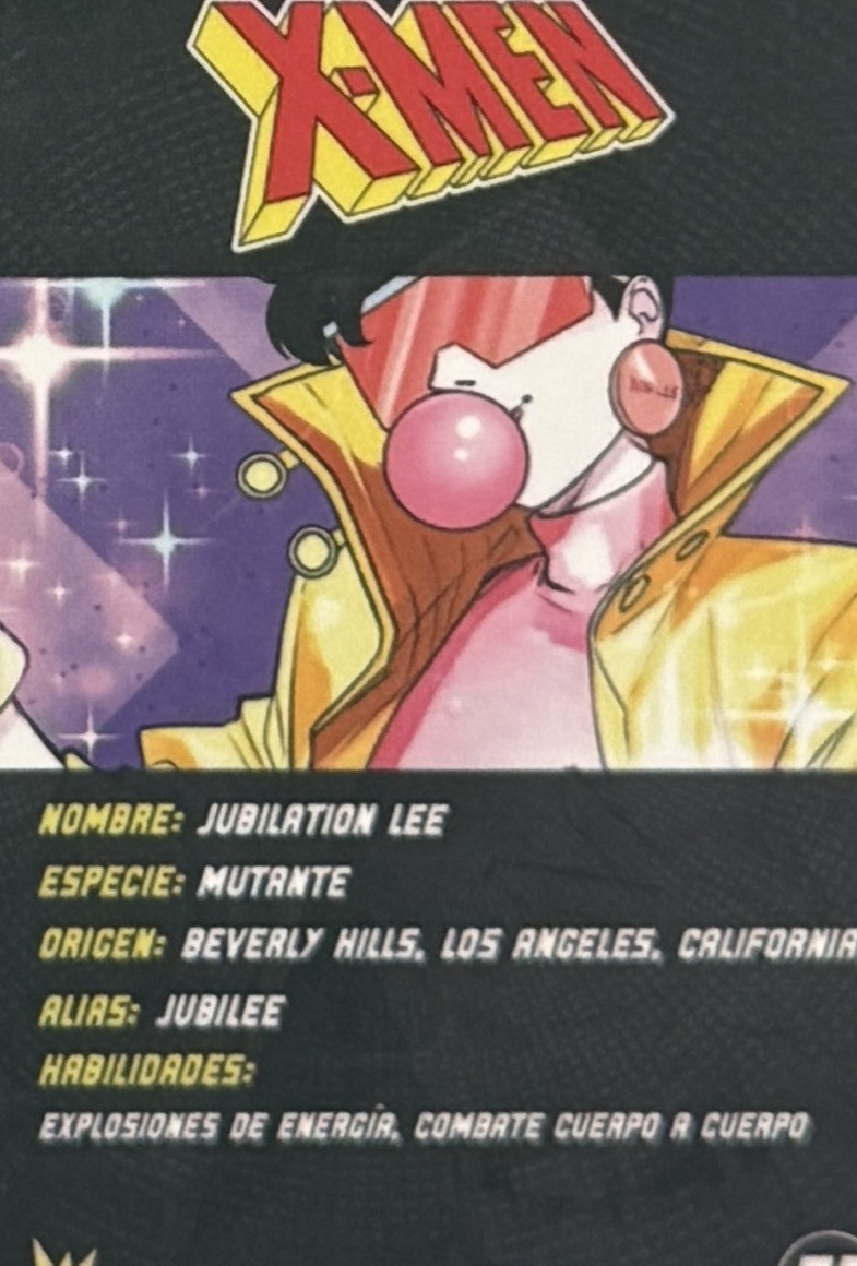 Jubilation Lee / Jubilee back card image
