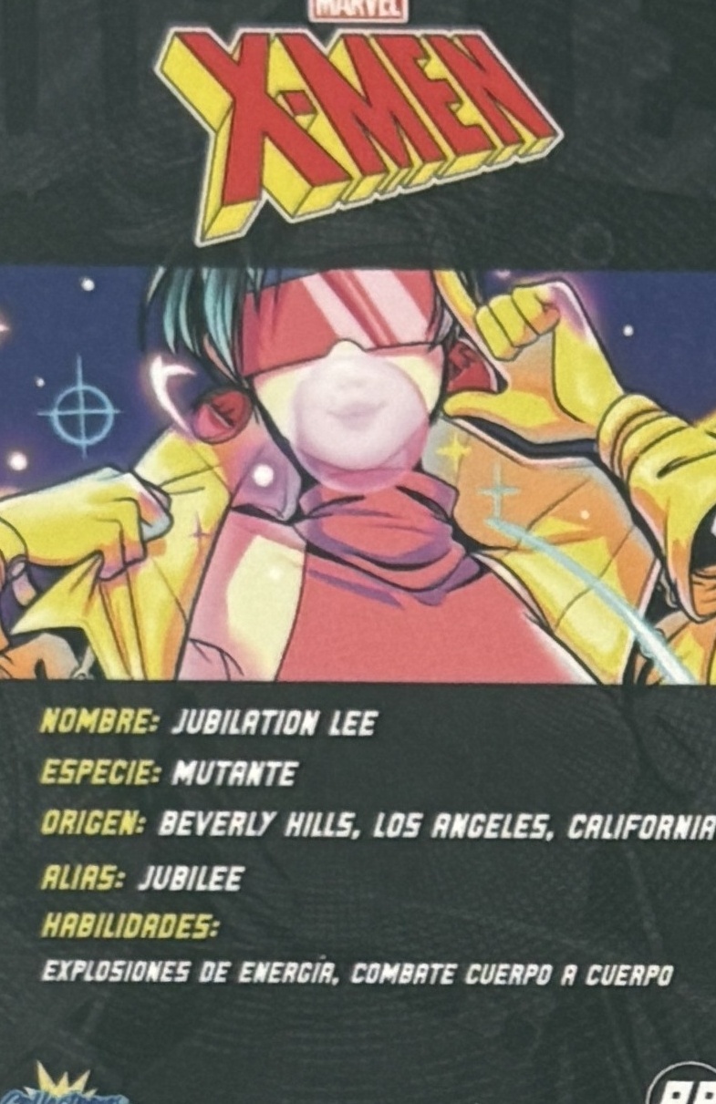 Jubilation Lee / Jubilee back card image