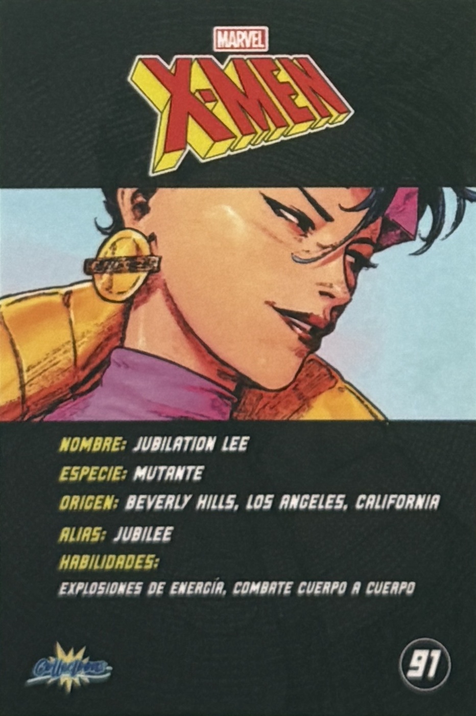 Jubilation Lee / Jubilee back card image