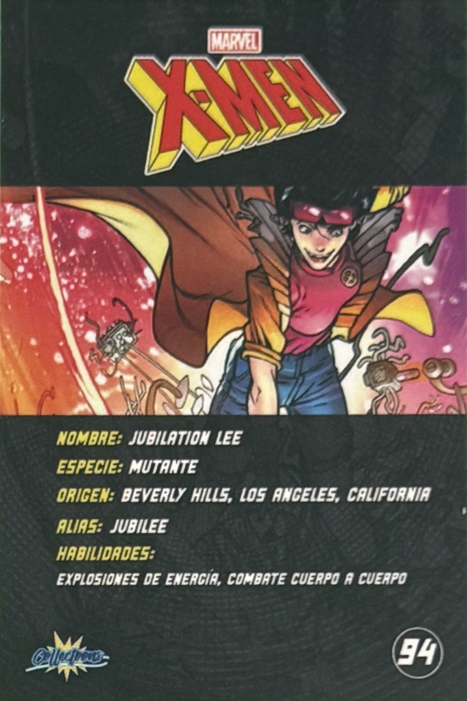 Jubilation Lee / Jubilee back card image