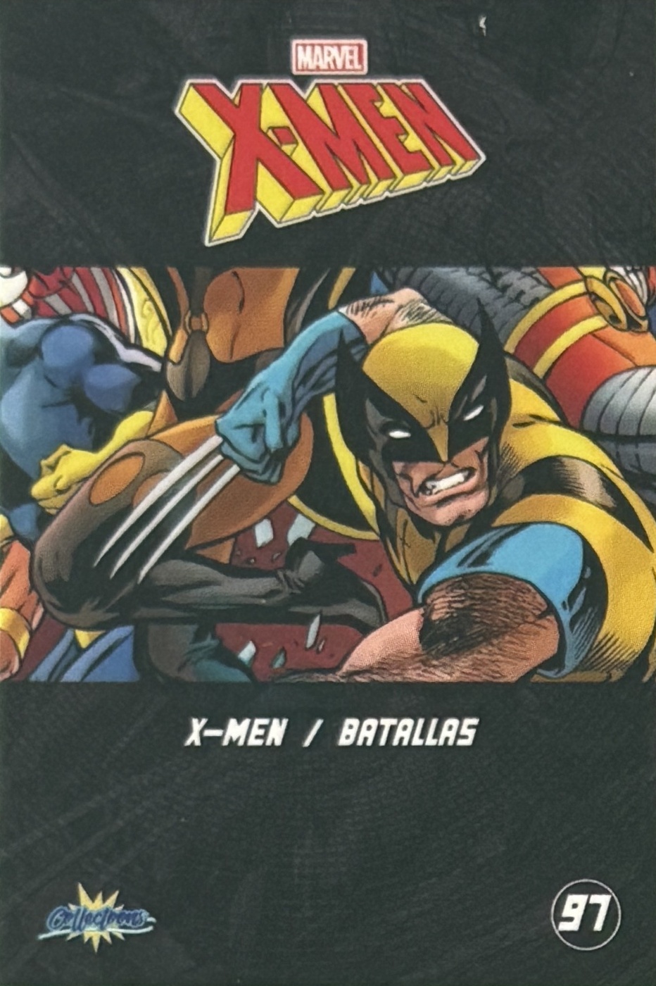 X-Men / Batallas back card image