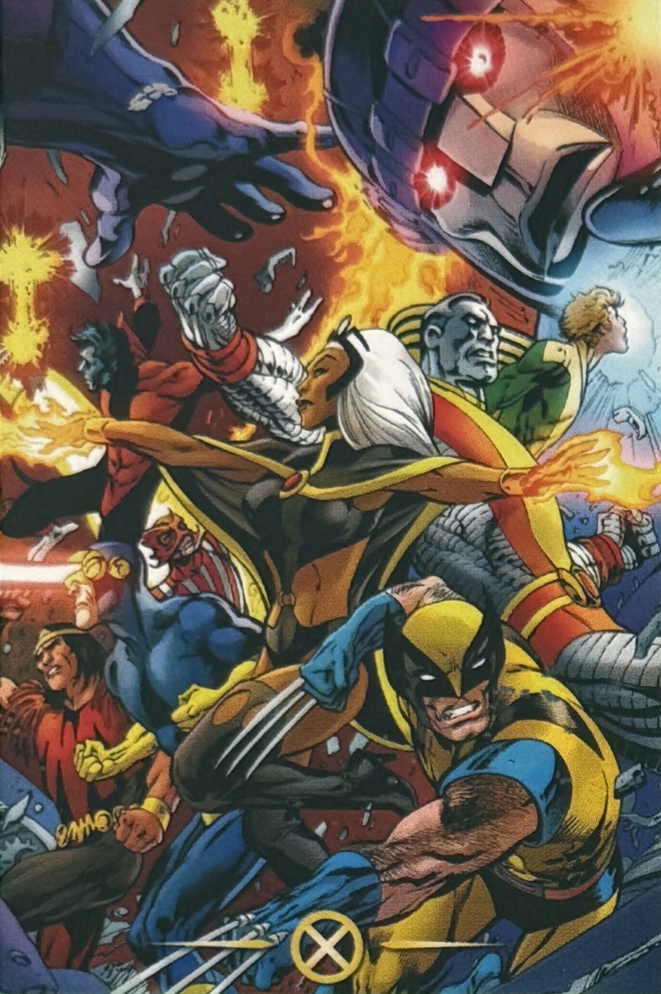 X-Men / Batallas front card image