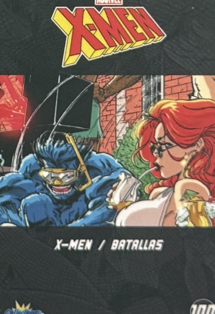 X-Men / Batallas back card image