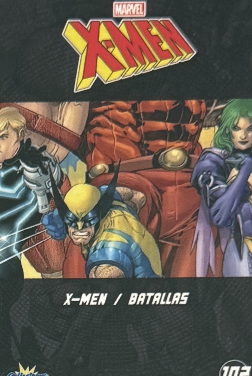 X-Men / Batallas back card image