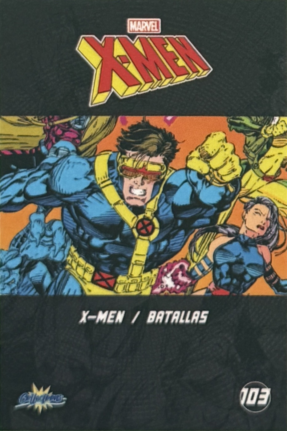 X-Men / Batallas back card image